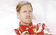  ??  ?? Vettel