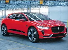  ??  ?? The Jaguar I-Pace should go from zero to 100 km/h in four seconds.