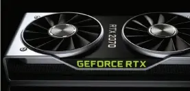  ??  ?? Nvidia also revealed the Geforce RTX 2070.