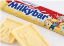  ??  ?? New recipe: The Milkybar
