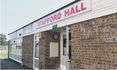  ??  ?? Stafford Hall in Wicken Way.