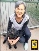  ?? PICTURE: DUNCAN GUy ?? REUNITED: Julie-Ann Hamar and her beloved Freddie are back with one another after a hunt involving social media, police and the SPCA to get him back from thieves.