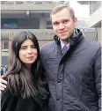  ?? AFP PHOTO / DANIELA TEJADA ?? Daniela Tejada said she has “been brought back to life” after her husband Matthew Hedges was freed from an Abu Dhabi jail.