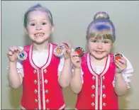  ??  ?? Two young competitor­s at the Highlands and Islands Music and Dance Festival.