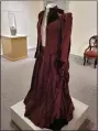  ?? SUBMITTED PHOTO ?? This wedding dress was worn by Rachel Schwenk of Grateford in 1890 — before white became the popular color choice of brides.