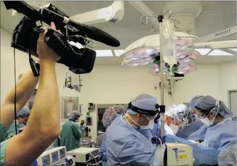  ?? Handout ?? ABC television is launching a new documentar­y series called NY Med, taking viewers inside the real-world of emergency medicine.