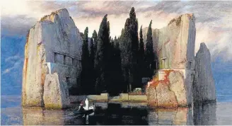 ?? ALTE NATIONALGA­LERIE, BERLIN ?? Espectral. ‘A Ilha dos Mortos’, tela pintada em 1883 pelo suíço Arnold Böcklin (1827-1901)