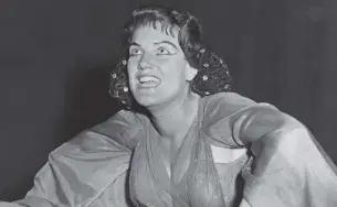  ??  ?? 2 Ingh Borkh as Salome at the Royal Opera House, London, in 1959, left, and backstage in an earlier production in Edinburgh in September 1956, bottom