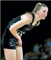  ?? ANTHONY AU-YEUNG ?? Silver Ferns captain Katrina Grant has been below her best in the opening two Constellat­ion Cup tests and needs to lift her game.