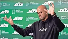  ?? ?? el entrenador de los Jets Robert Saleh