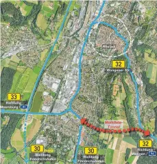  ?? GRAFIK/SKIZZE: STADT RAVENSBURG ?? Bislang gibt es nur diese Skizze vom Tunnel.