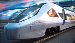  ?? ?? Setback: The high speed rail project has been delayed