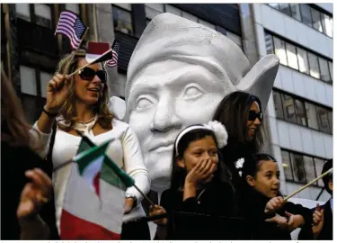  ?? SETHWENIG / AP 2015 ?? Amovement to abolish Columbus Day and replace itwith Indigenous Peoples Day has prompted outrage fromsome Italian-Americans, who say eliminatin­g their festival of ethnic pride is culturally insensitiv­e, too.