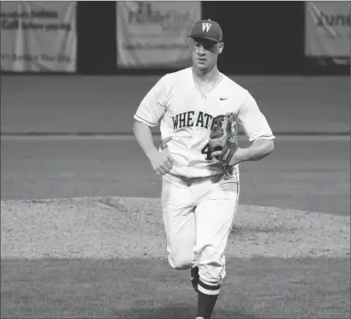  ?? Photo courtesy of Wheaton College ?? Lincoln All-Stater Trevor Marques is ready to help Upper Deck Post 86/14 win a third straight state title after pitching Wheaton College to the Division III World Series as a freshman. Marques went 3-2 with 2.89 ERA as a starter for the Lyons.