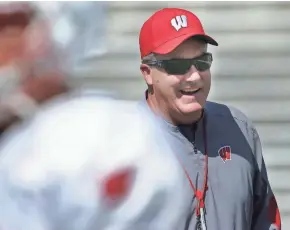  ?? MARK HOFFMAN / MILWAUKEE JOURNAL SENTINEL ?? Paul Chryst says earlier official visits help the staff focus more on the recruits and their time on the UW campus.