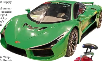  ??  ?? E-Sports car