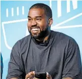  ?? BRAD BARKET/GETTY ?? Kanye West made a surprise appearance Thursday at Fast Company’s Innovation Festival in New York.