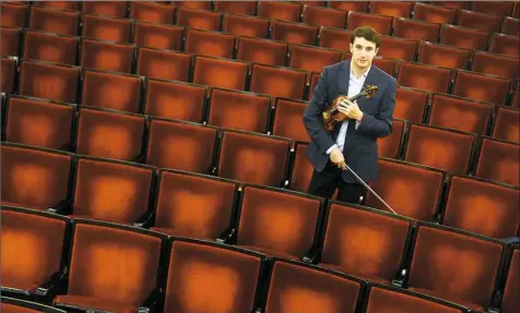  ?? Post-Gazette ?? Noah Bendix-Balgley left as the Pittsburgh Symphony Orchestra’s concertmas­ter three years ago and has yet to be replaced.