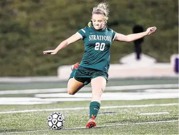  ?? Diana L. Porter / For the Chronicle ?? Stratford’s Olivia Green and the Spartans are out to bury the bad memories from 2015 and earn a postseason berth this month.