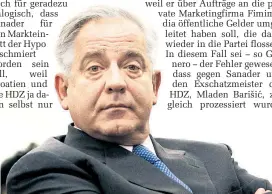  ??  ?? Expremierm­inister Ivo Sanader wurde 2010 in Österreich
verhaftet und 2011 an Kroatien ausgeliefe­rt.