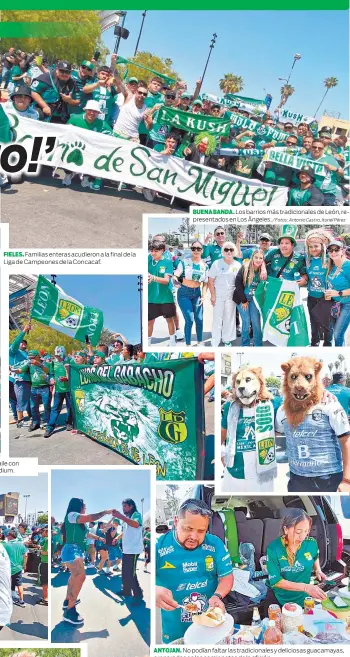  ?? ?? ANTOJAN. No podían faltar las tradiciona­les y deliciosas guacamayas, preparadas en las camionetas de la afición.