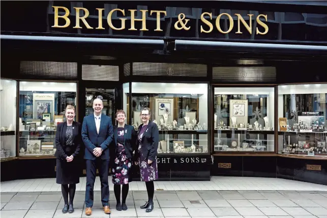  ?? ?? TOWN LANDMARK: Bright & Sons Jewellers and Goldsmiths has been a well-respected fixture on the same site in St Nicholas Street, Scarboroug­h, for 160 years and is well known to generation­s of townspeopl­e.