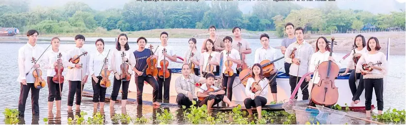 ??  ?? PUNDAQUIT Virtuoso, Youth orchestra that wowed countries all over the world.