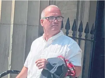  ??  ?? SPARED PRISON: William Bannigan, 49, walked free from Perth Sheriff Court.