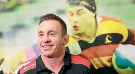  ?? STUFF ?? Waikato legend Duane Monkley has backed Ian Foster’s bid to be All Blacks head coach.