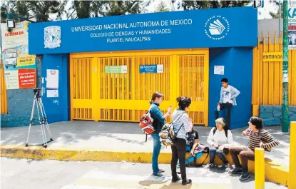  ??  ?? Los hechos presuntame­nte ocurrieron cerca del CCH Naucalpan.