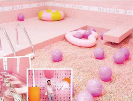  ?? PHOTO COURTOISIE MUSEUM OF ICE CREAM ET @CANDYFORNI­ASTUDIO ?? La prochaine ville à bénéficier de son musée de la crème glacée sera Miami, avec une inaugurati­on prévue pour le 13 décembre.