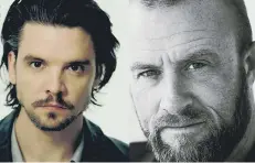  ??  ?? Andrew Lee Potts and Ross O’Hennessy will appear at Sci-Fi Scarboroug­h