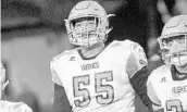  ?? CHRIS HAYS/STAFF ?? Hagerty High School offensive lineman Matt Lee has committed to USF, but is considerin­g an offer from UCF.