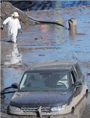  ??  ?? The number of missing after a California mudslide has fluctuated wildly, due to shifting definition­s, the inherent uncertaint­y that follows a natural disaster, and just plain human error.