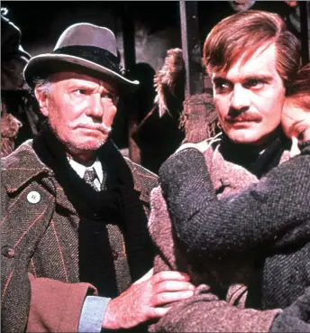  ??  ?? Doctor Zhivago starring Omar Sharif and Julie Christie is on BBC2 on Sunday at 3pm
