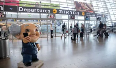  ??  ?? TRAVEL THROUGH Ben-Gurion Airport increased 11% in 2016 compared with the previous year.