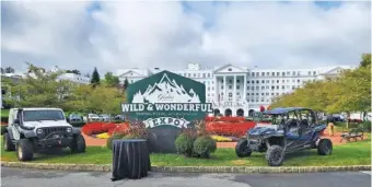  ?? CONTRIBUTE­D PHOTO ?? The Greenbrier Resort in White Sulphur Springs, W.Va., hosted the inaugural Wild & Wonderful Hunting, Fishing & Conservati­on Expo on Sept. 22-24, and “Guns & Cornbread” columnist Larry Case saw a lot to look at and like everywhere he went during the event.