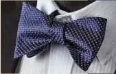  ?? ?? BOW TIE: The best bow ties provide the perfect finishing touch for those specialocc­asion outfits