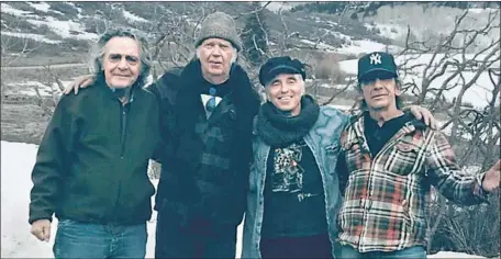  ?? DH Lovelife ?? CRAZY HORSE’S 2019 edition includes, from left, bassist Billy Talbot, Neil Young, guitarist Nils Lofgren and drummer Ralph Molina.