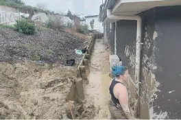  ?? SKARA BOHNY/ STUFF ?? A home affected by the extreme weather in Nelson in August 2022.