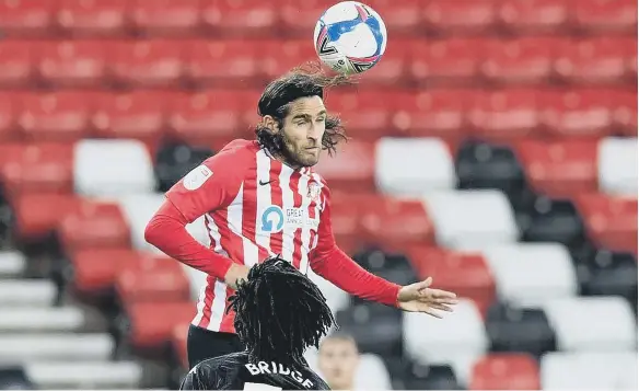  ??  ?? Danny Graham impressed on his second Sunderland debut.