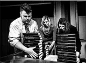  ?? JIM LO SCALZO/EPA ?? Senate staffers stack copies of tax code informatio­n for a hearing by the Senate Finance Committee on Monday.