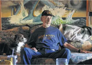  ?? Jerry Lara / San Antonio Express-News ?? Vietnam veteran Michael Thompson, 67, was exposed to Agent Orange while servicing carrier aircraft off the coast of Vietnam. He’s fighting the Veterans Administra­tion to recognize Blue Water Navy veterans as victims of exposure to the toxin.