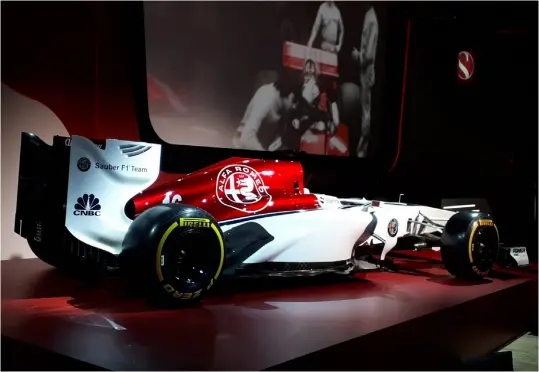  ??  ?? Sauber Alfa Romeo 2018 livery concept