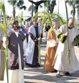  ?? KELVIN MOTA ?? Los católicos celebran la Semana Santa desde ayer.