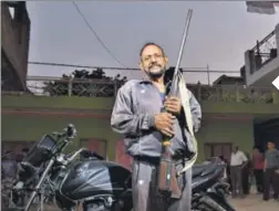  ??  ?? Balwant Singh Tomar, The nephew of retired soldier and athlete-turned-dacoit Paan Singh Tomar, Balwant says they became outlaws because of a land dispute with the extended family. “If the village pradhan, the area thanedar and the patwari deliver...
