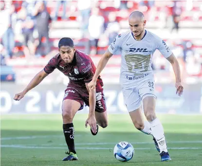  ?? IMAGO7 ?? Pumas dominó el encuentro en Querétaro.