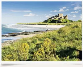  ??  ?? BELOW Bamburgh Castle on the coast of Northumber­land. The county is Matt’s favourite, having grown up near its amazing natural delights