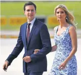 ?? BERND VON JUTRCZENKA, AFP/ GETTY IMAGES ?? Jared Kushner and his wife, Ivanka Trump, are senior advisers to the president. Their use of private email accounts that were recently moved is under scrutiny.