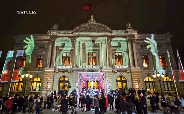  ??  ?? FESTIVE FLAIR
Last year’s edition of the Grand Prix d’horlogerie was held at the Grand Theatre de Genève